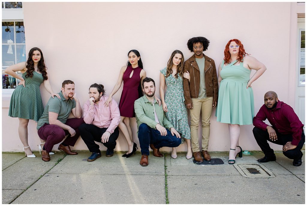 UWF senior theatre majors graduation photo session in downtown Pensacola. Pensacola Photographer