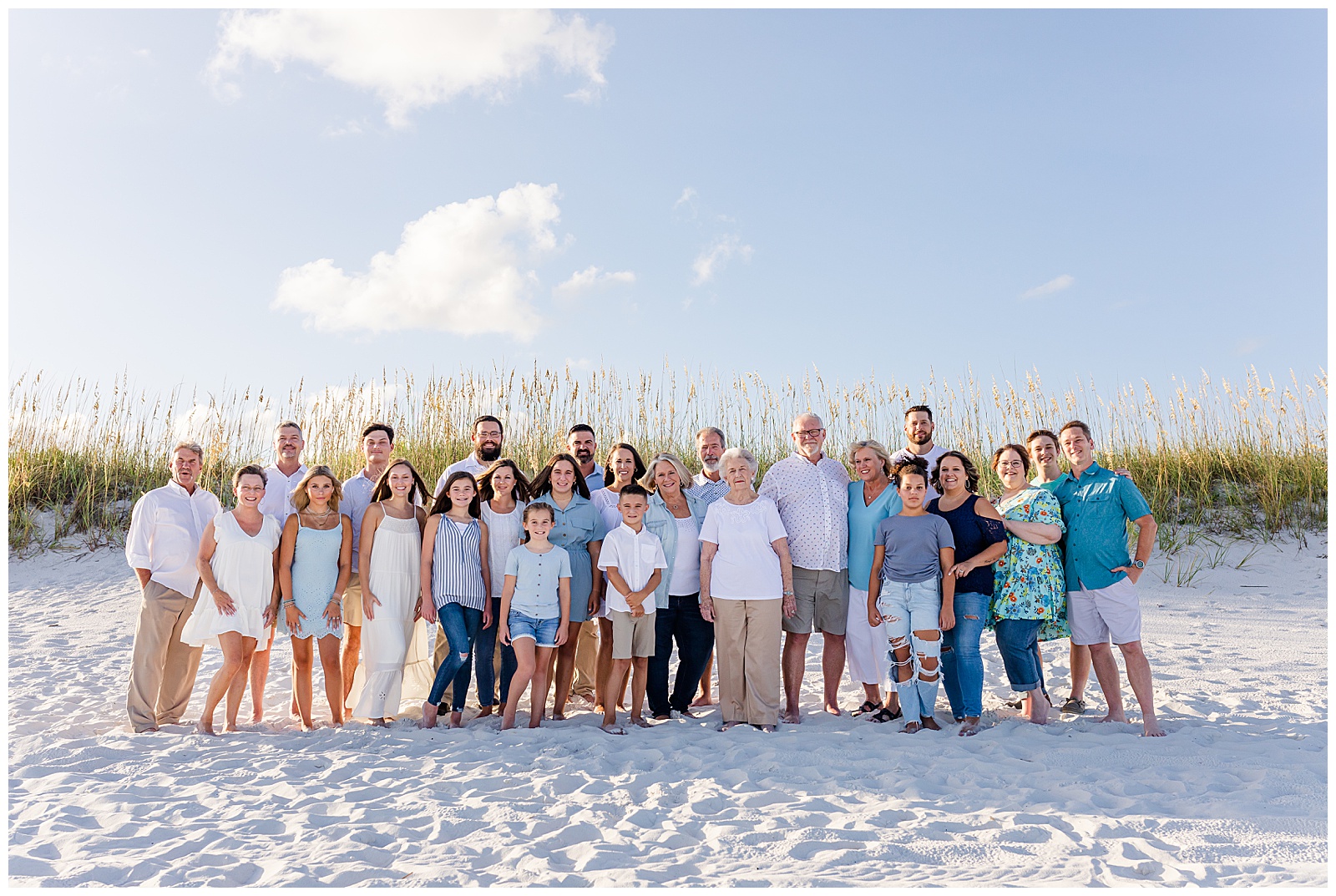 Pensacola Beach extended family session