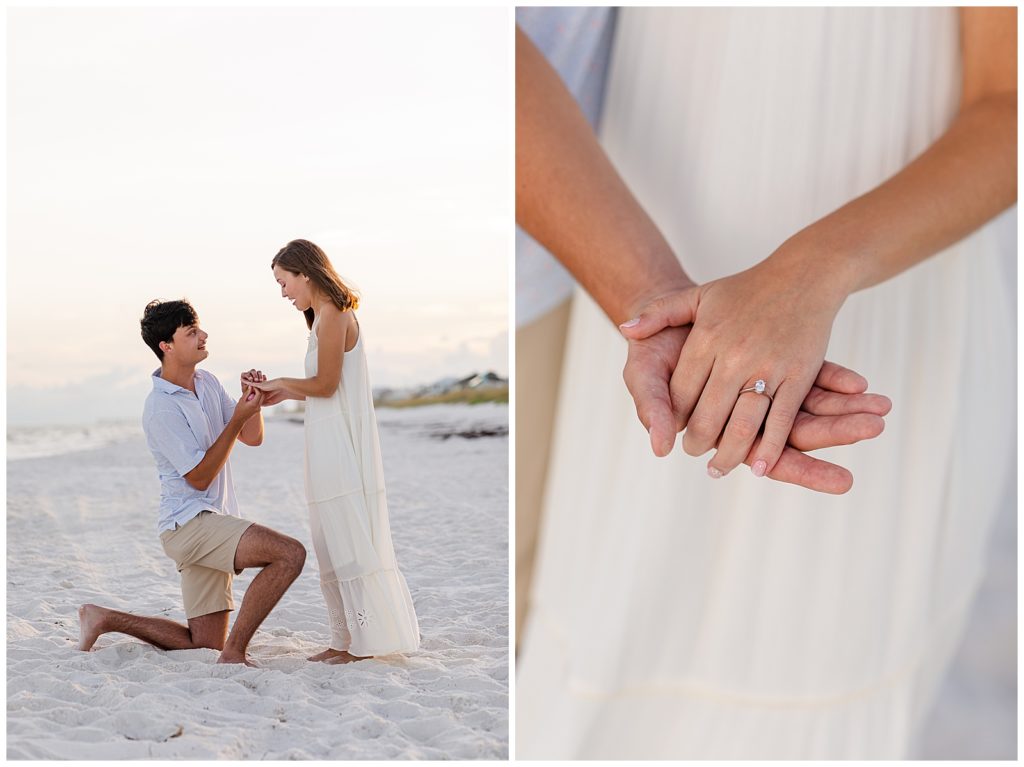 Marriage Proposal on Pensacola Beach
