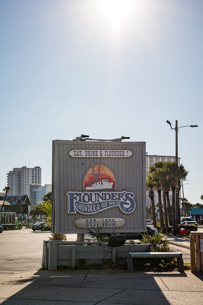 Flounders sign