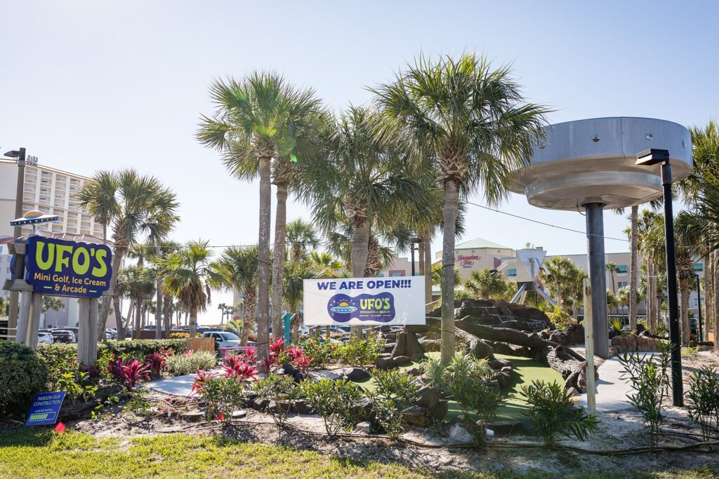 UFOs Mini Golf, Ice Cream and Arcade on Pensacola Beach