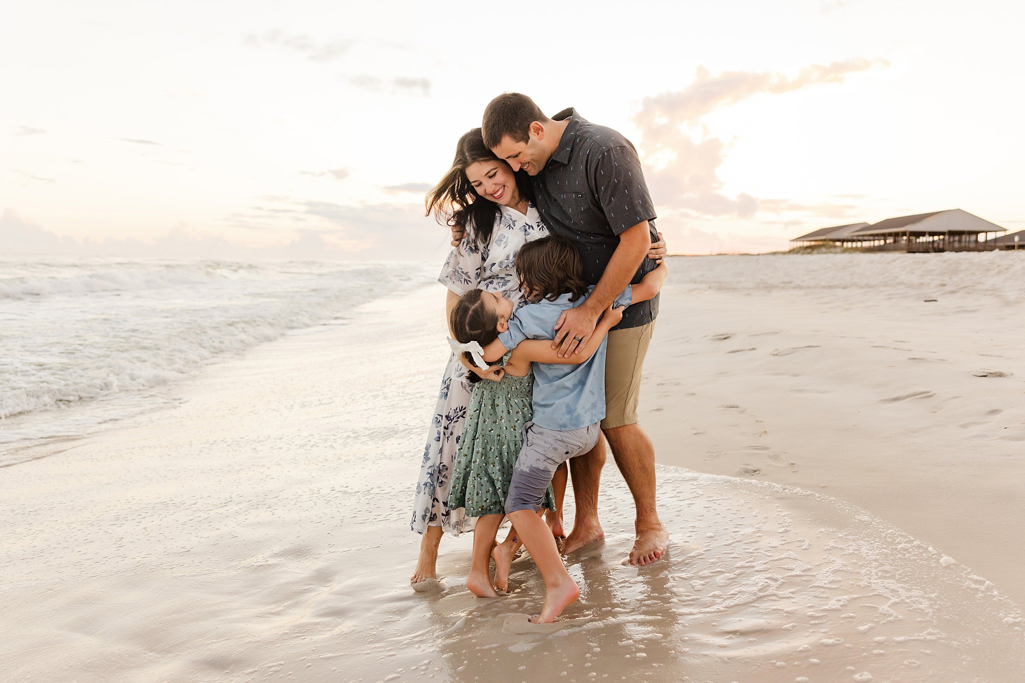 Family of four photo session with Pensacola Photographer, Jennifer Beal Photography